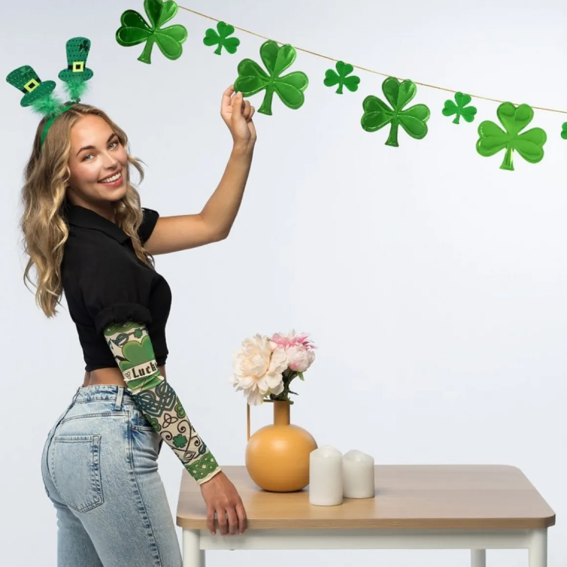 St Patrick's Day Hat Hårbøjle