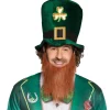 St Patrick's Day Leprechaun Hat & Skæg