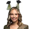 Studenter Hårbøjle Sort/Guld