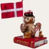 Studenterugle Dekorationsfigur Rød