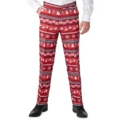 Suitmeister® Nordic Pixel Jakkesæt Rød