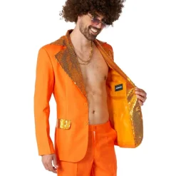 Suitmeister® Orange Disco Fever Jakkesæt