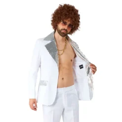 Suitmeister® White Disco Fever Jakkesæt