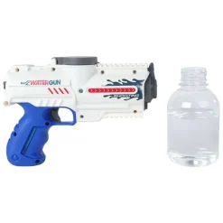 Sun Fun® Elektrisk Vandpistol Med Flaske Hvid/Blå 18 cm