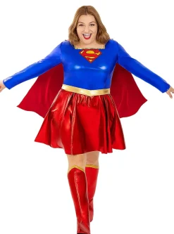 Supergirl® Kostume Metallisk