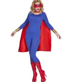 Superhelte Kappe & Øjenmaske