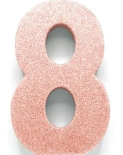 Tal Bordpynt Glitter Rosaguld