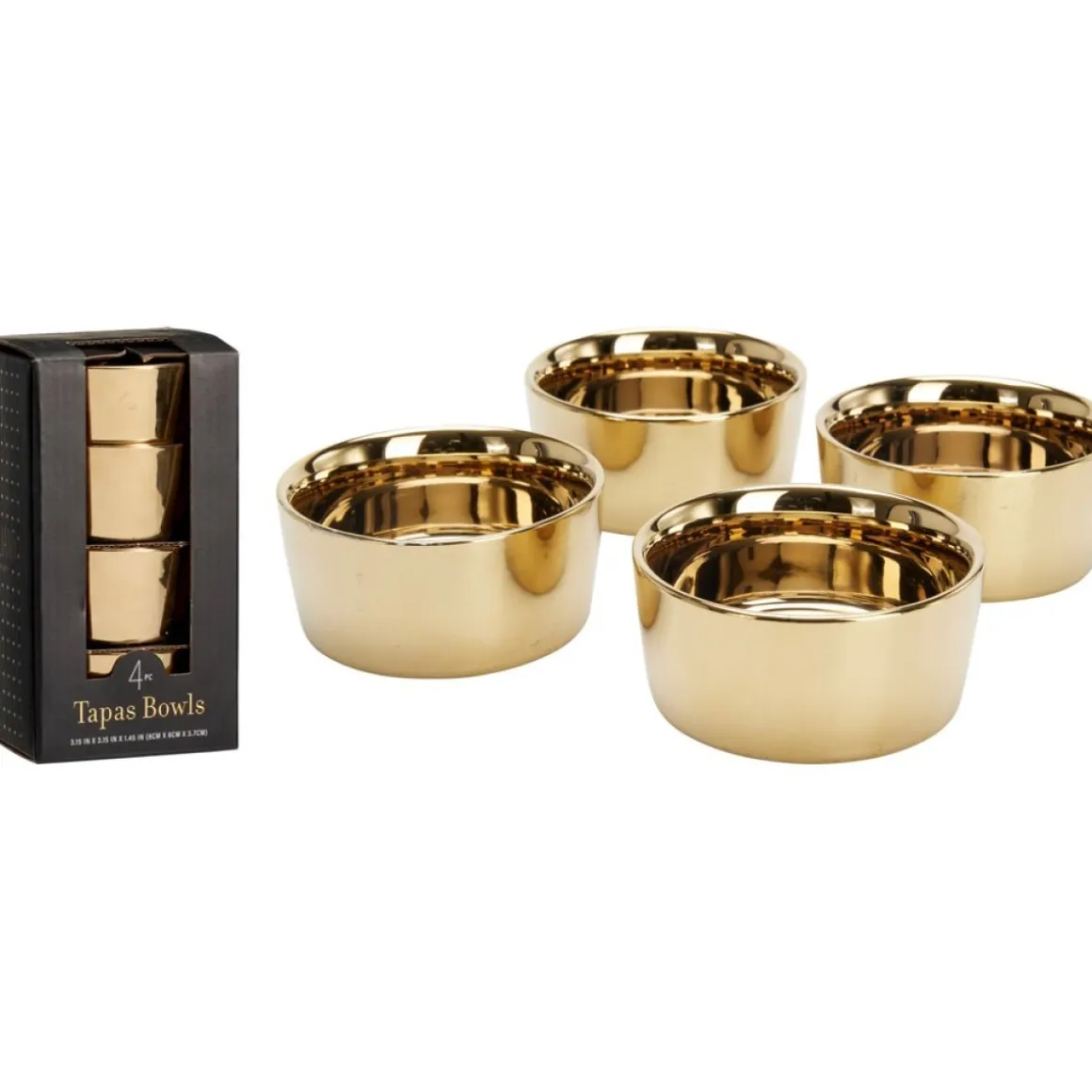 Tapasskåle Guld