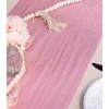 Tarlatan Bordløber Rosa