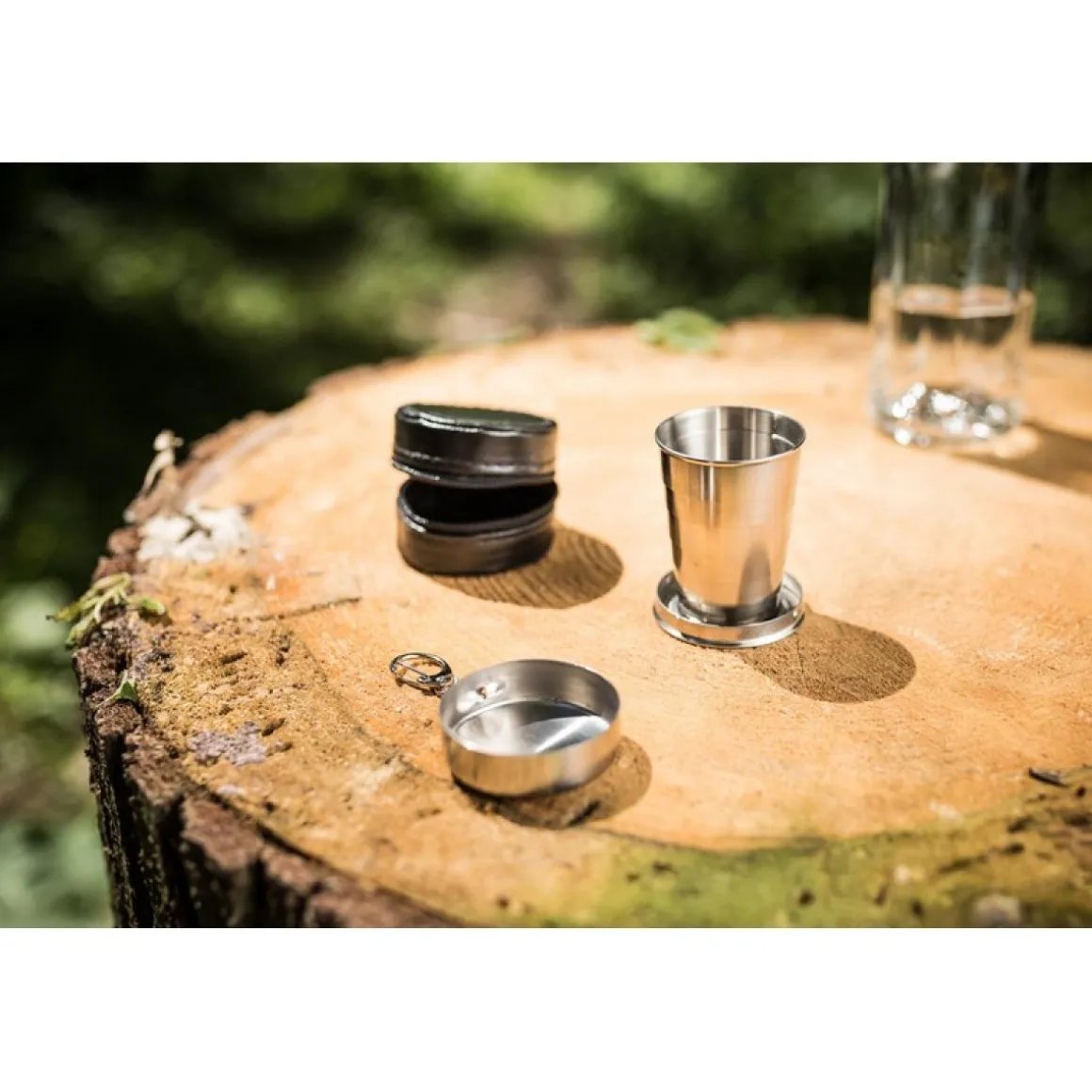 Teleskopisk Shotglas Rustfrit Stål