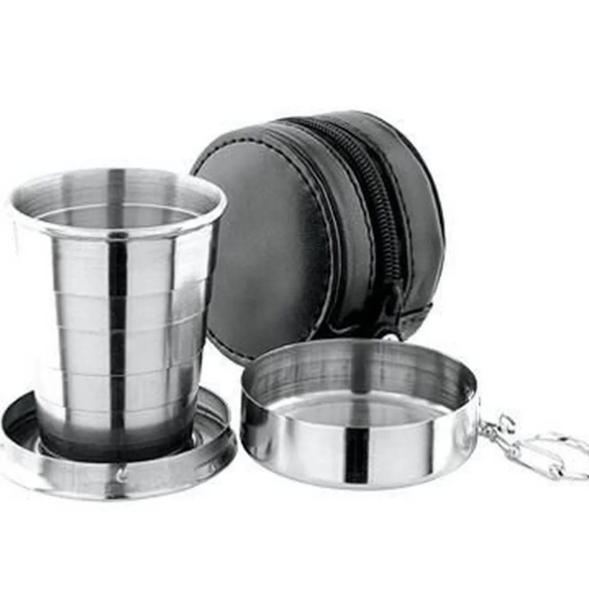 Teleskopisk Shotglas Rustfrit Stål