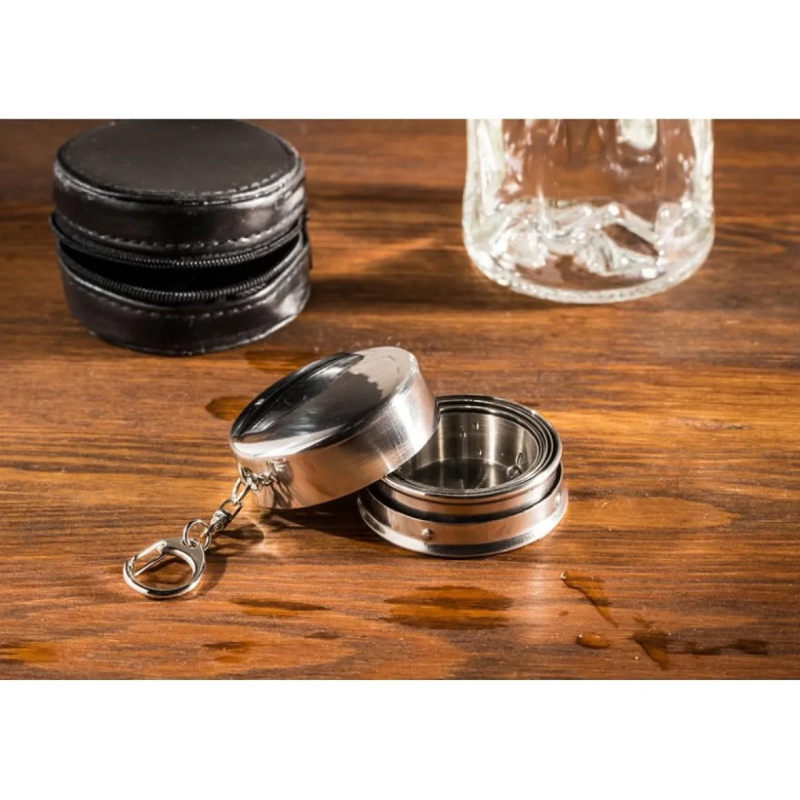 Teleskopisk Shotglas Rustfrit Stål