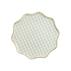 Ternede Picnic Paptallerkener Grøn