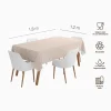 Ternet Papirdug Beige/Hvid