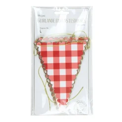 Ternet Picnic Guirlande Rød/Hvid