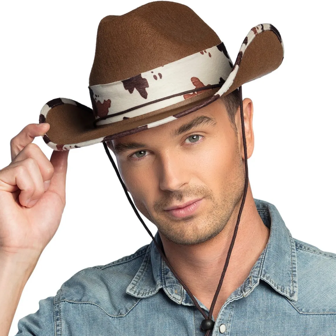 Texas Cowboyhat Brun