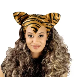 Tiger Paryk Med Ører