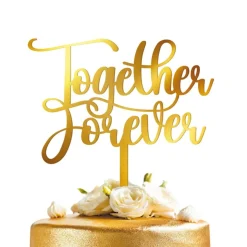 Together Forever Kagetopper Guld