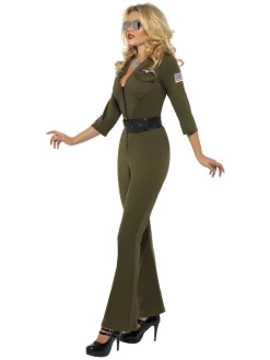 Top Gun® Kvindelig Jagerpilot Kostume