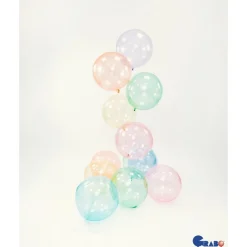 Transparent Rund Ballon Klar Uden Ventil