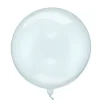 Transparent Kuglerund Ballon Blå