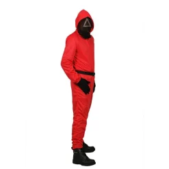 Trekant Vagt Kostume Rød