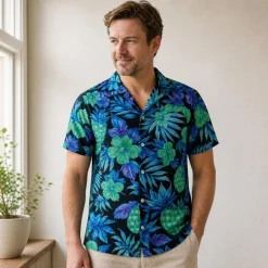 Tropical Pineapple Hawaiiskjorte