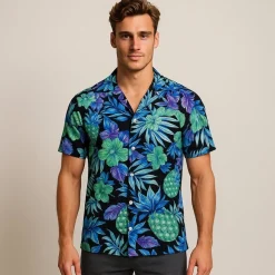 Tropical Pineapple Hawaiiskjorte