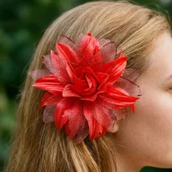 Tropisk Hårblomst Rød
