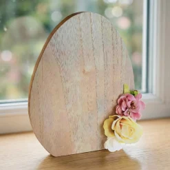 Træ Påskeæg Med Blomster Natur