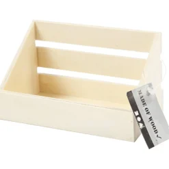 Træ Væghylde Beige
