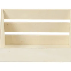 Træ Væghylde Beige