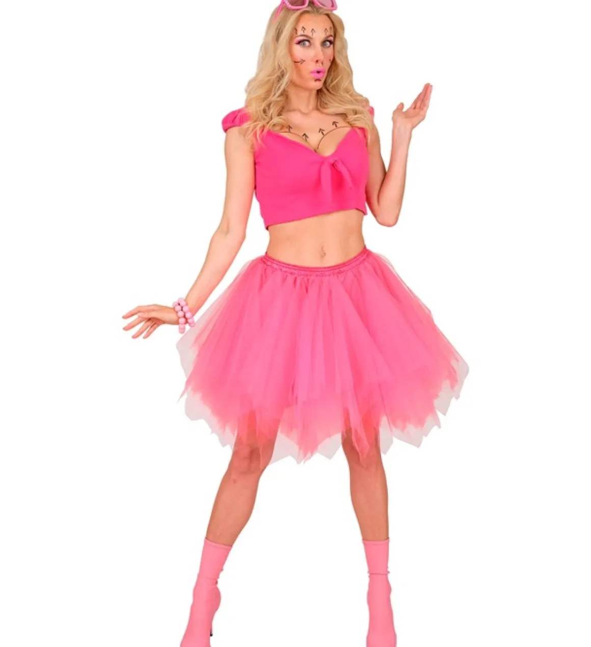 Tutu Skørt Neonpink
