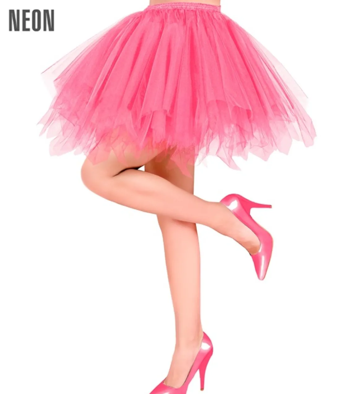 Tutu Skørt Neonpink