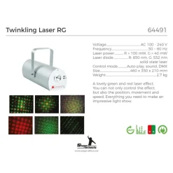 Twinkle Laser Lyseffekt