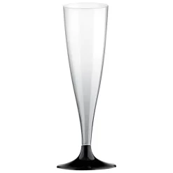 Tynde Champagneglas Sort