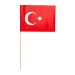 Tyrkiet Flag På Pinde