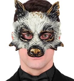 Ulve Maske Sølv/Guld