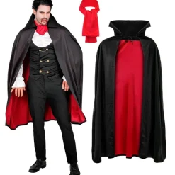 Vampyr Skjorte Med Vest Og Kappe