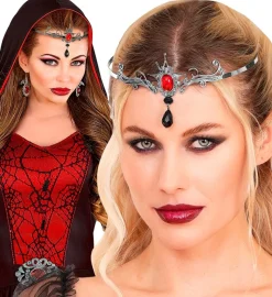 Vampyr Tiara Sort/Rød