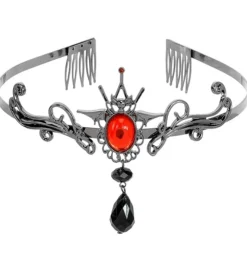 Vampyr Tiara Sort/Rød