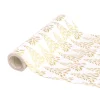 Velour Bladmotiv Bordløber Guld