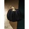 Velour Græskar Sort