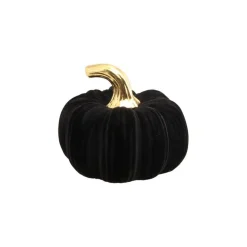 Velour Græskar Sort