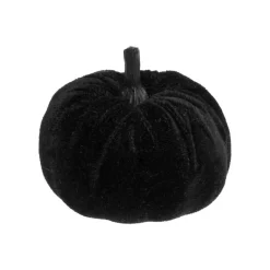 Velour Græskar Sort