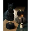 Velour Halloween Kat Figur
