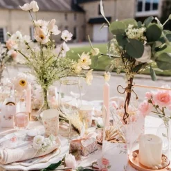 Vilde Blomster Buket Gul