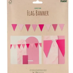 Vimpelguirlande Pink/Lyserød