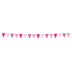 Vimpelguirlande Pink/Lyserød