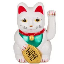 Vinkende Kat Hvid